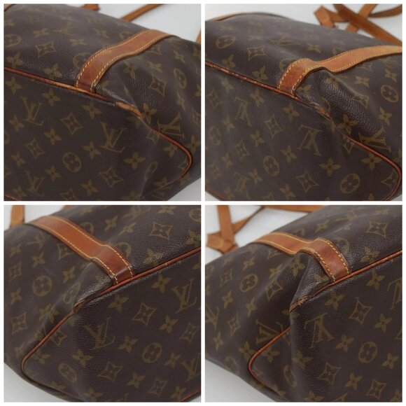 LOUIS VUITTON Monogram Sac Shopping Tote Bag M51108 LV Auth 140435 - Picture 14 of 16